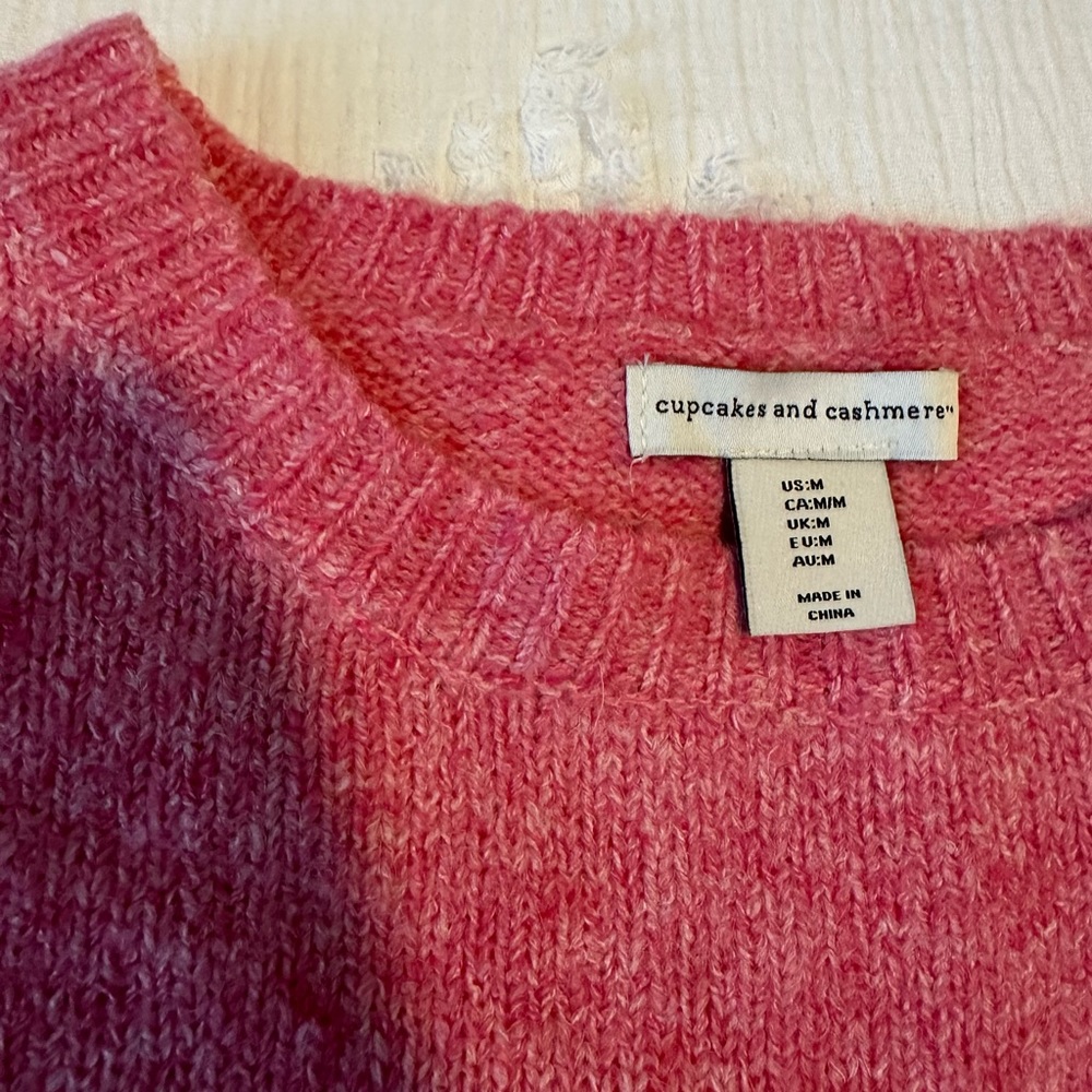 Pink Tri-Color Sweater - Picture 3 of 5